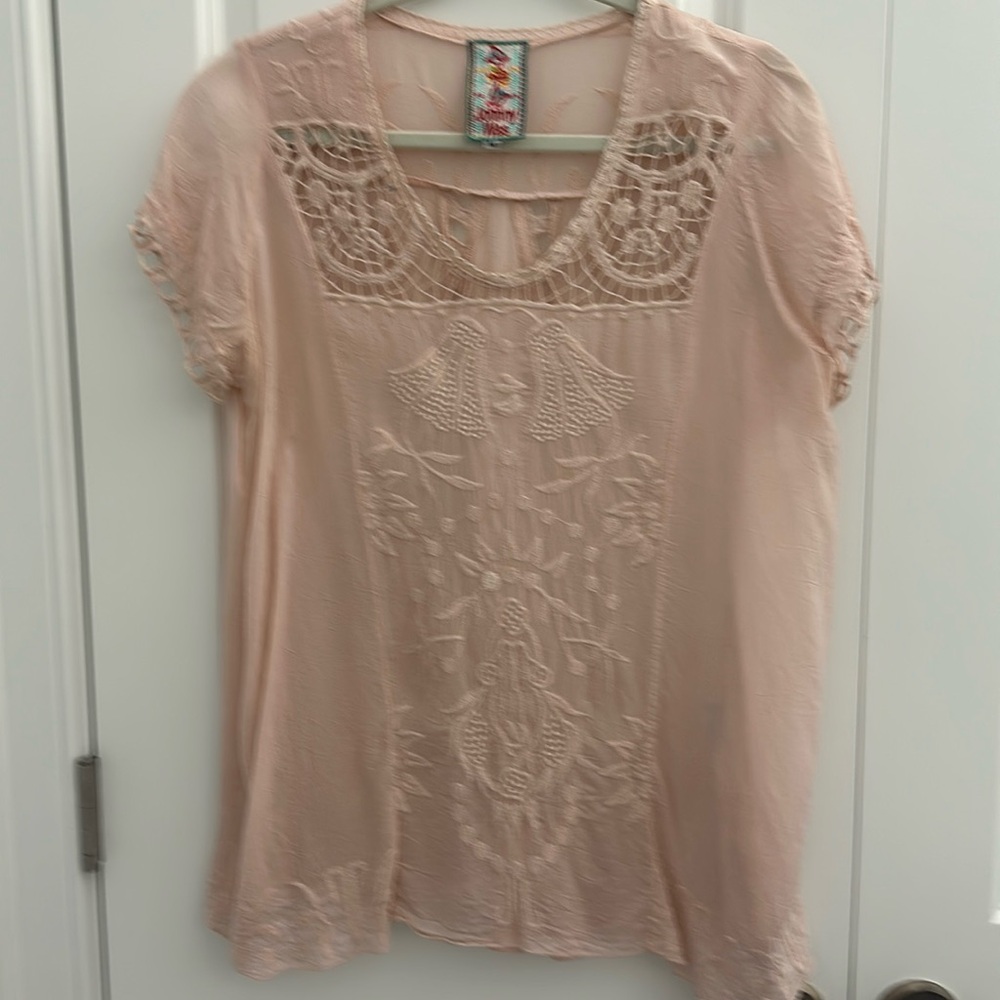 Pink Johnny Was tunic.